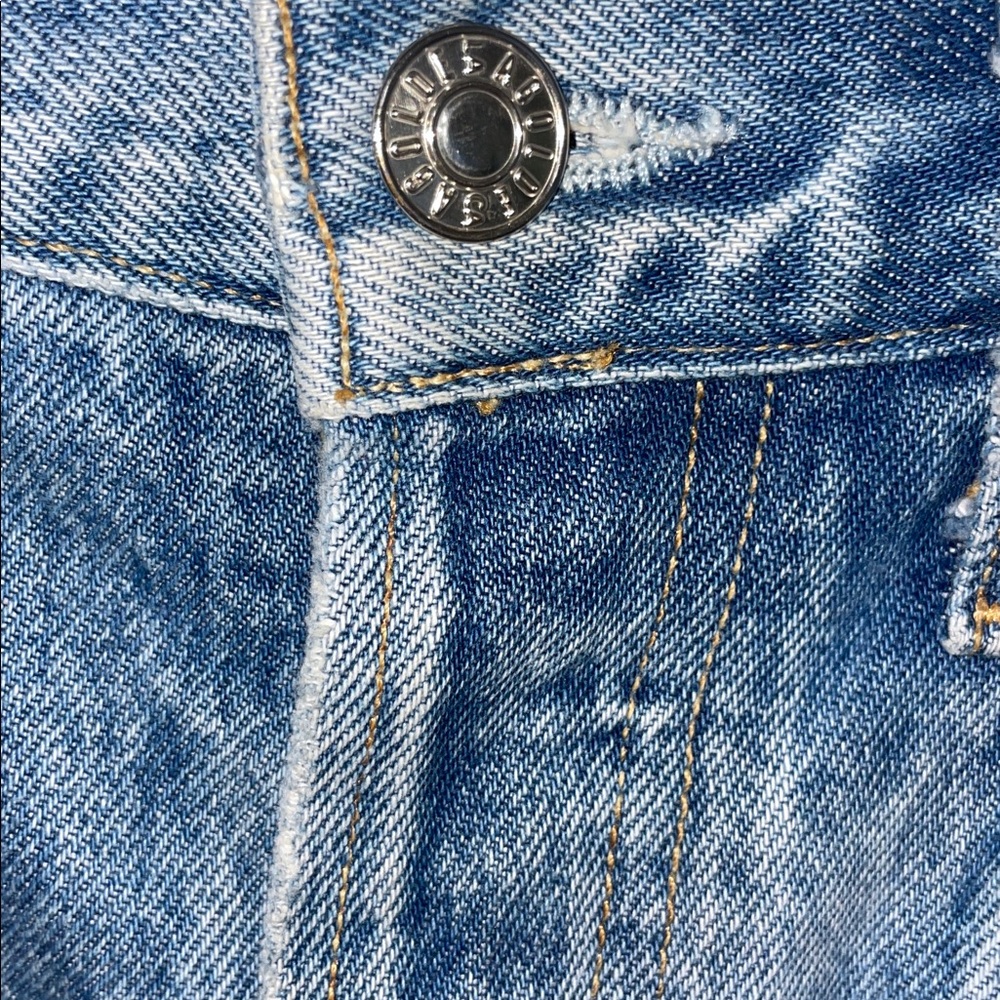 Agolde Distressed High Rise Jean | 27 (altered) - Picture 4 of 13